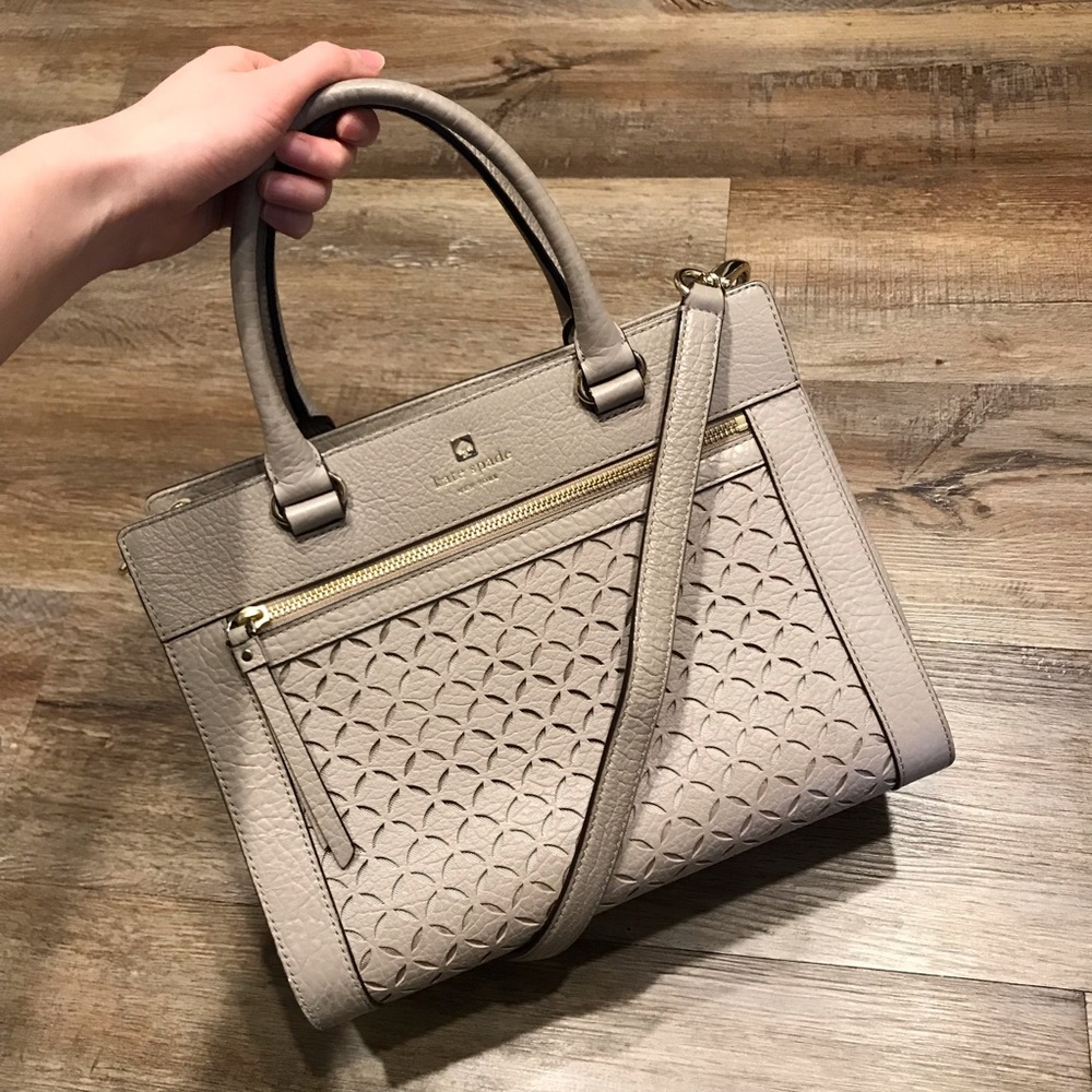 Kate Spade Perri Lane Romy satchel warm putty